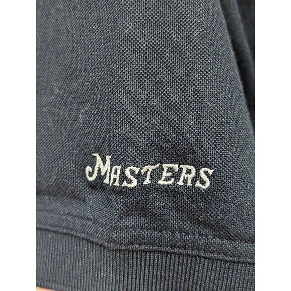 Authentic Master's Collection Men's Black Golf Shirt Short Sleeve Size Large - Picture 4 of 5